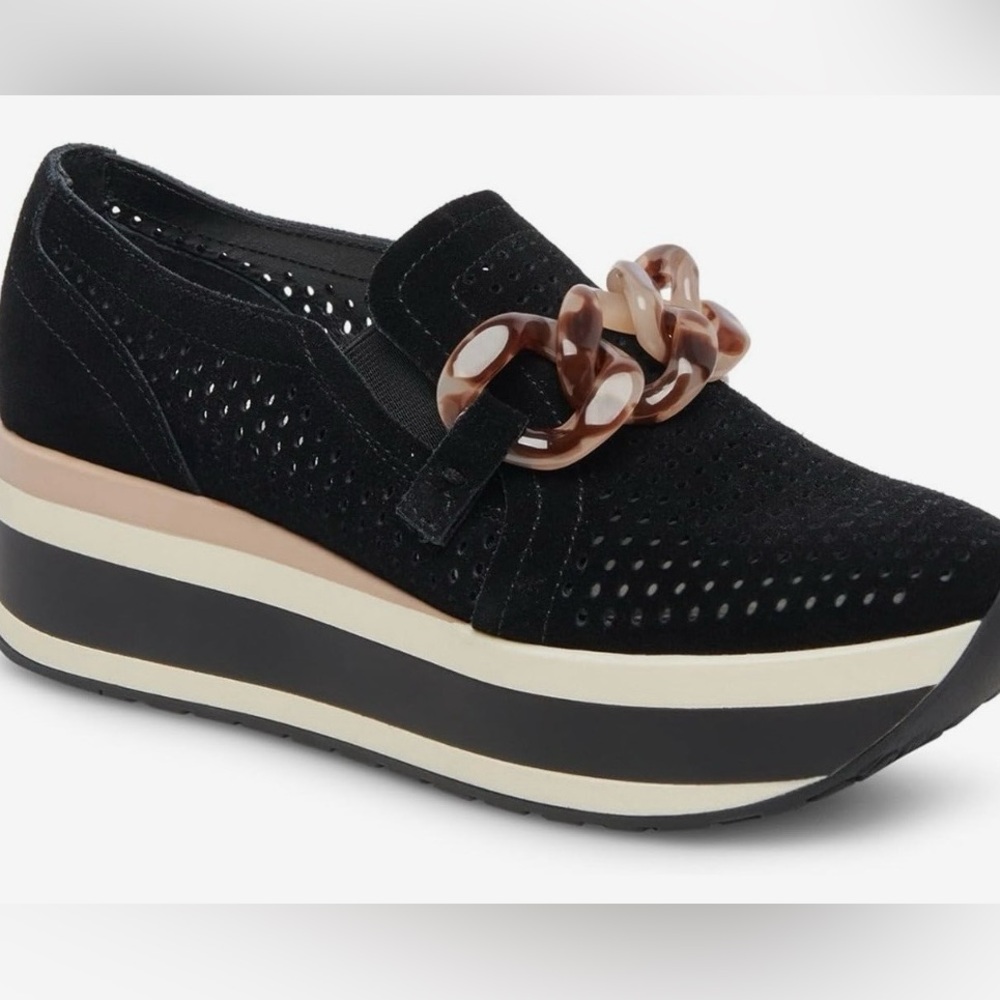 Dolce Vita Jhenee Perf Onyx Suede size 8